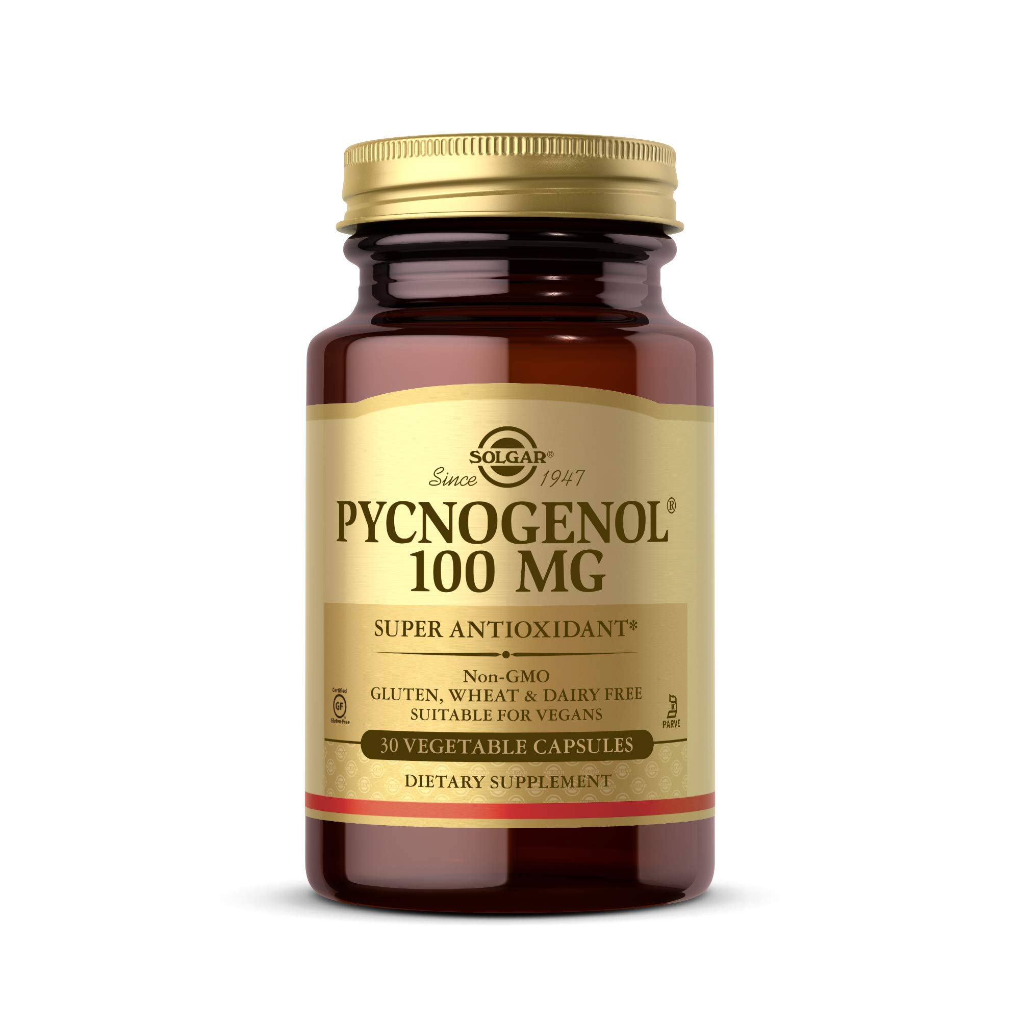 Solgar Pycnogenol 100 mg, 30 Vegetable Capsules - Antioxidant Protection