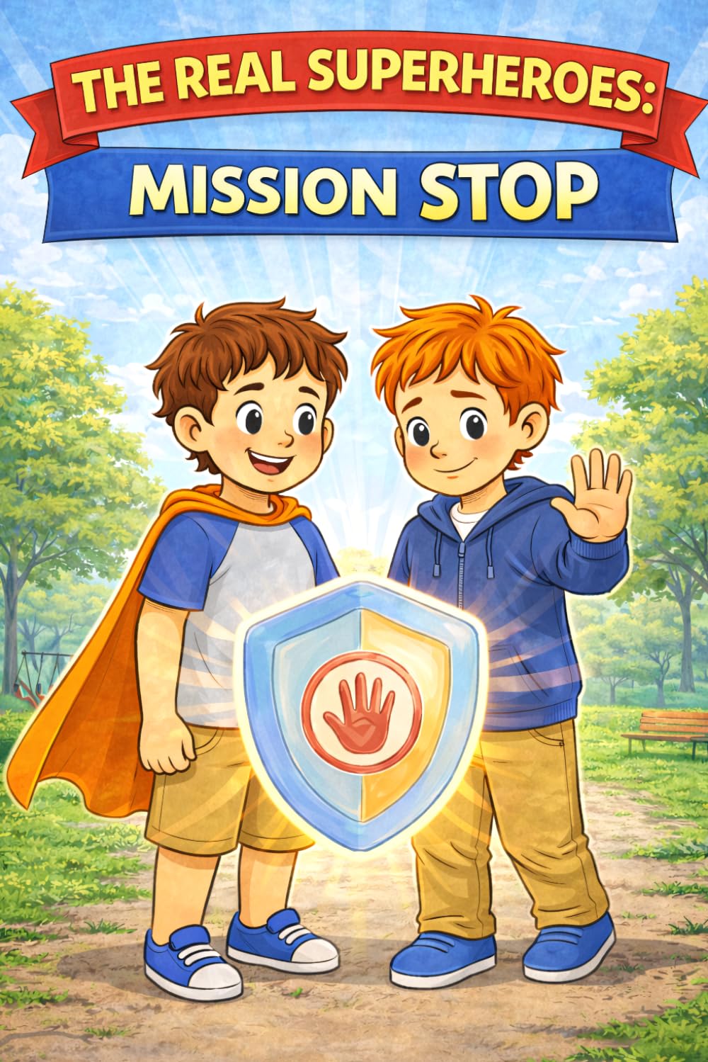The Real Superheroes: Mission STOP: A story about learning to pause, breathe, and play with respect (Little Hands, Big Feelings — La Noe)