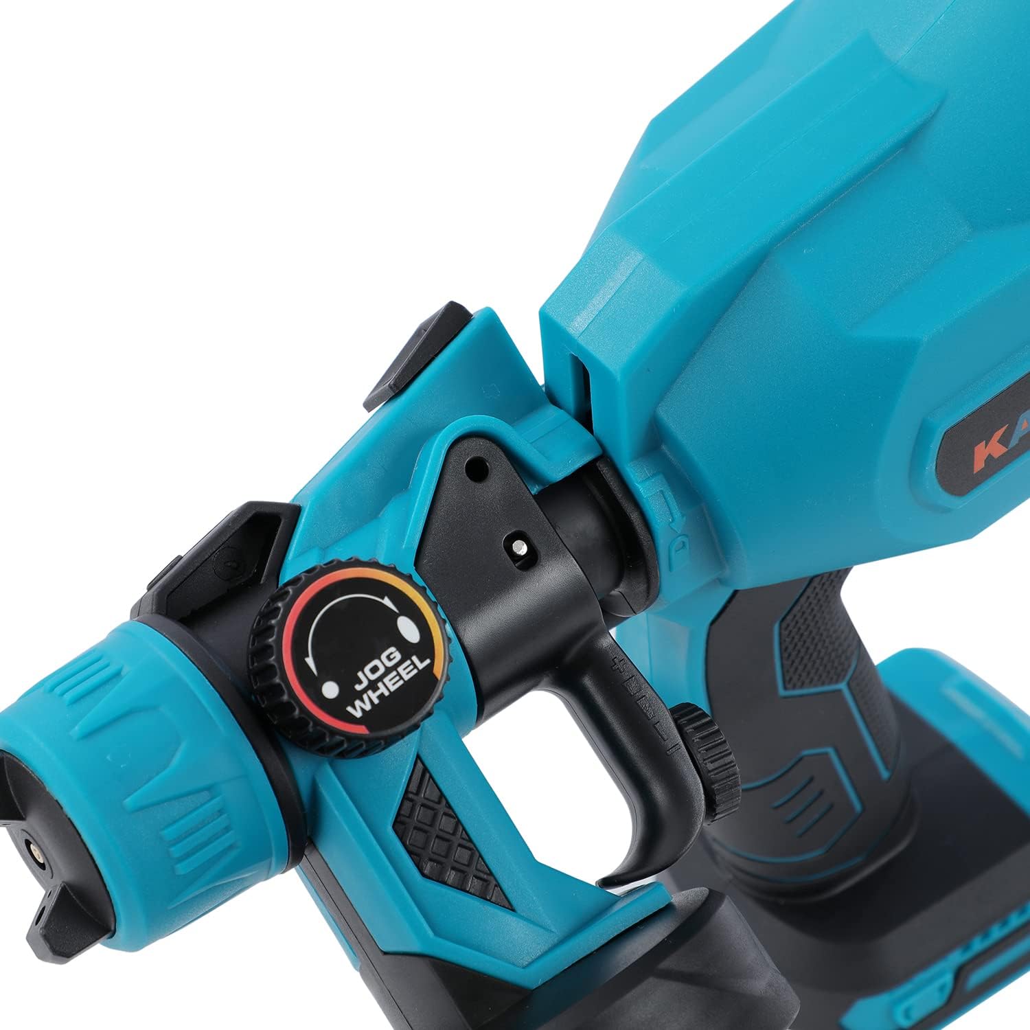 Pistola a Spruzzo a Batteria KATSU FIT-BAT 21V 800ml Pistola per Verniciatura a Spruzzo, 3 Modalità di Pittura, Ugello 1,8mm e 2,5mm, per Dipingere Pareti Soffitti Mobili Recinzioni (solo corpo)