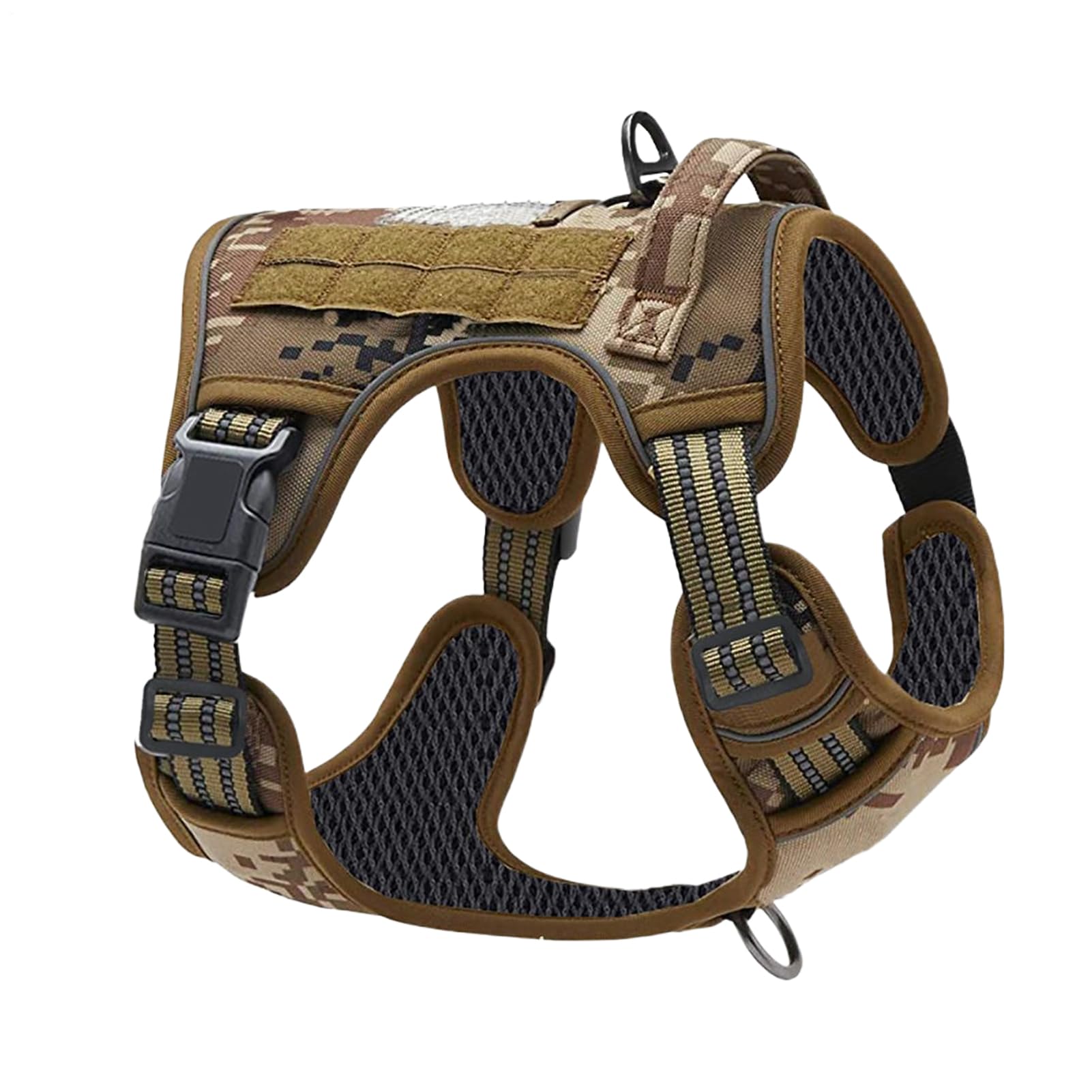 Imbracatura A Gilet Per Cani Maniglia Collare Traspirante Grande | Pettorina Cani Servizio Anti-Trazione Riflettente Passeggiate Escursioni Addestramento Caccia Corsa Campeggio Avventure