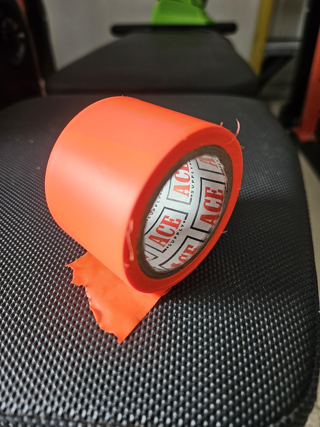 PATIKIL Flagging Tape 1" X147', 4 Pack PVC Non-Adhesive Neon