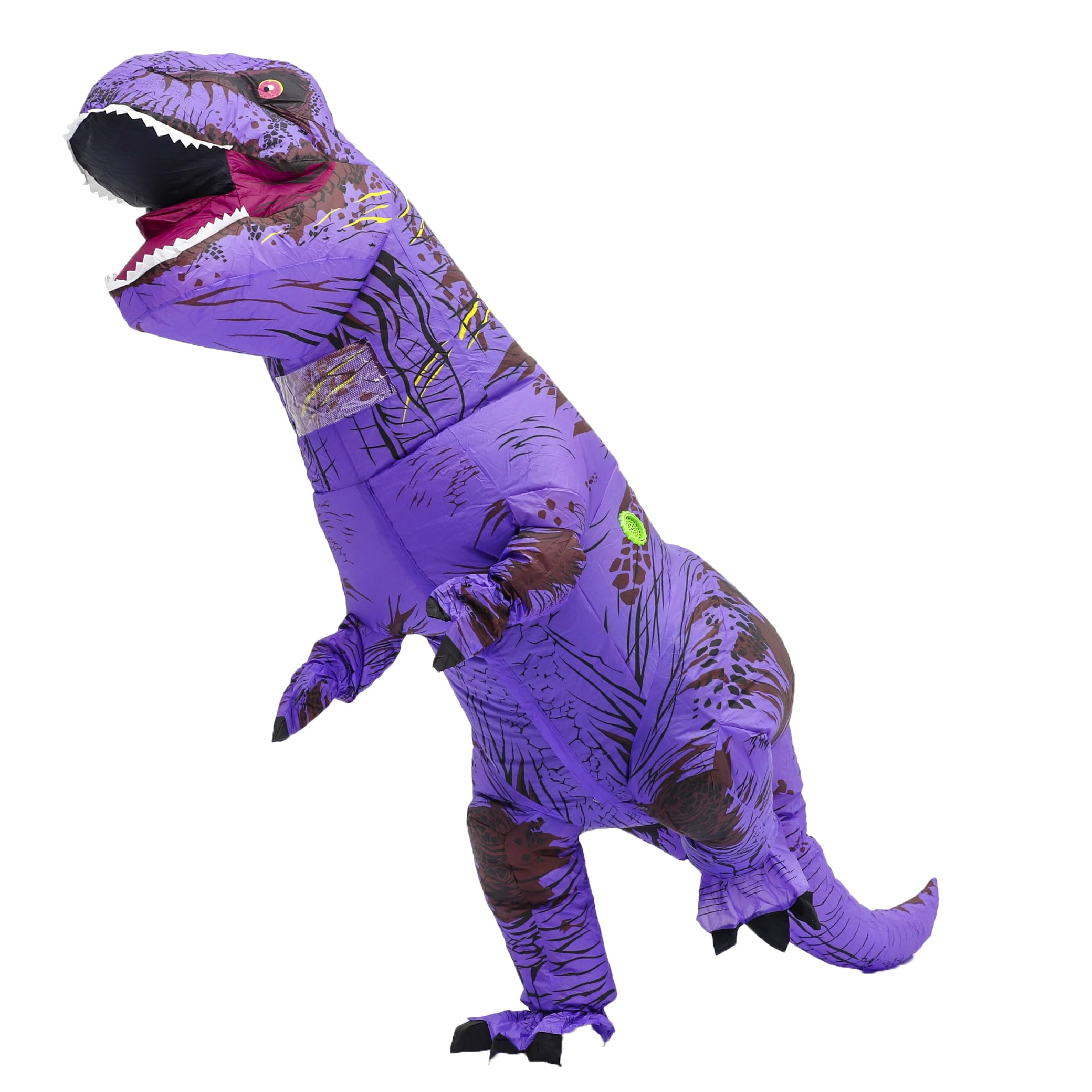 Inflatable Dinosaur Costume Adult Purple