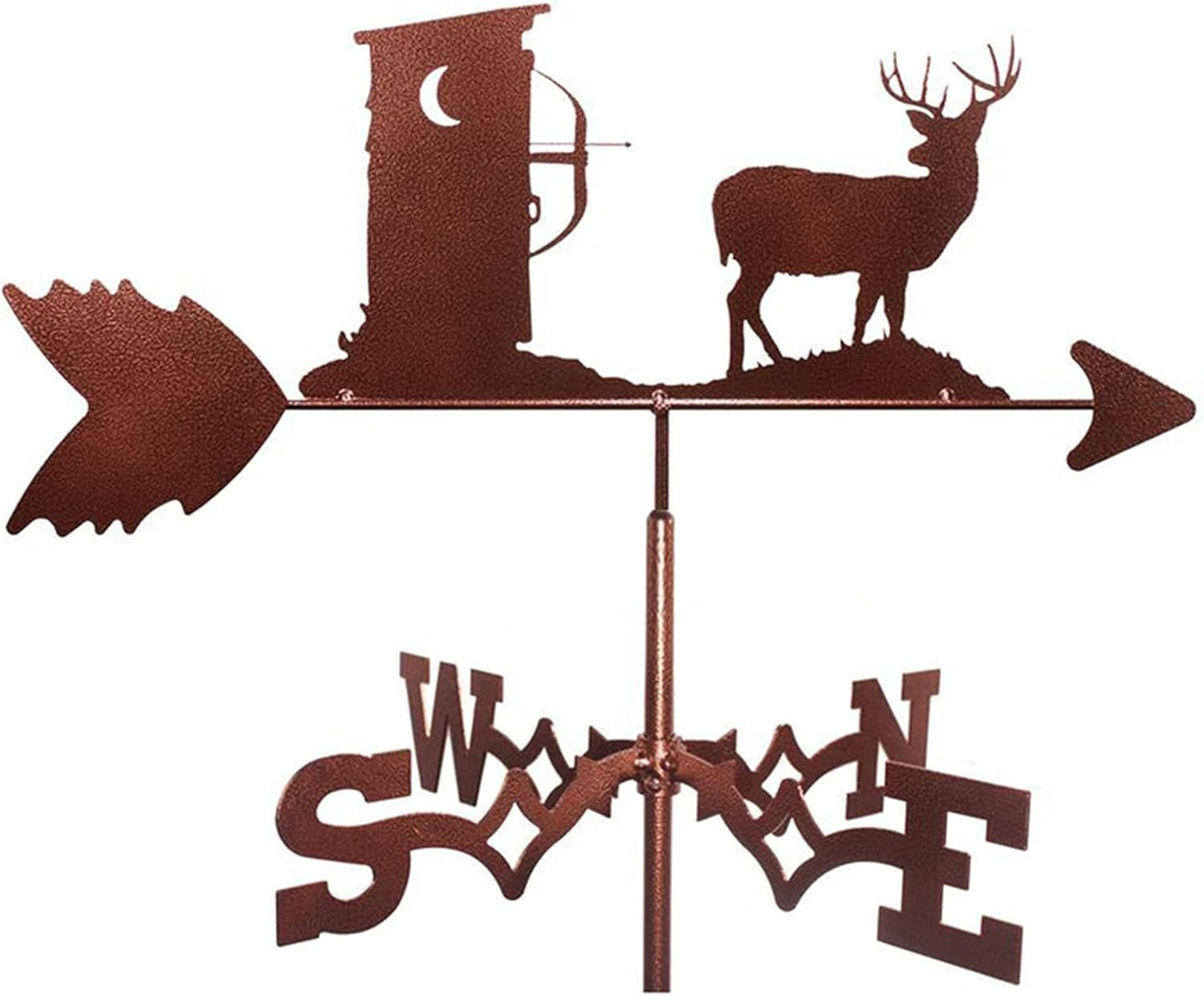 風見鶏 ルーフマウント付き レトロ風見鶏 風向計 金属風見鶏 ガーデン クリエイティブ 風見鶏 測定ツール 農場 庭 ホームデコレー