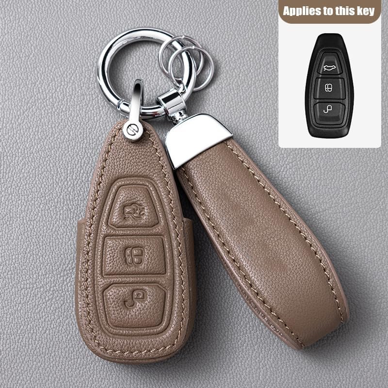 Style de voiture élégant pour clé Ford - Coque de remplacement finition premium