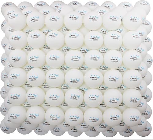 Miniatura 5 de MAPOL 200 pelotas de tenis de mesa, pelota de entrenamiento avanzado de 3 estrellas, pelotas de ping pong a granel para deportes de interior y