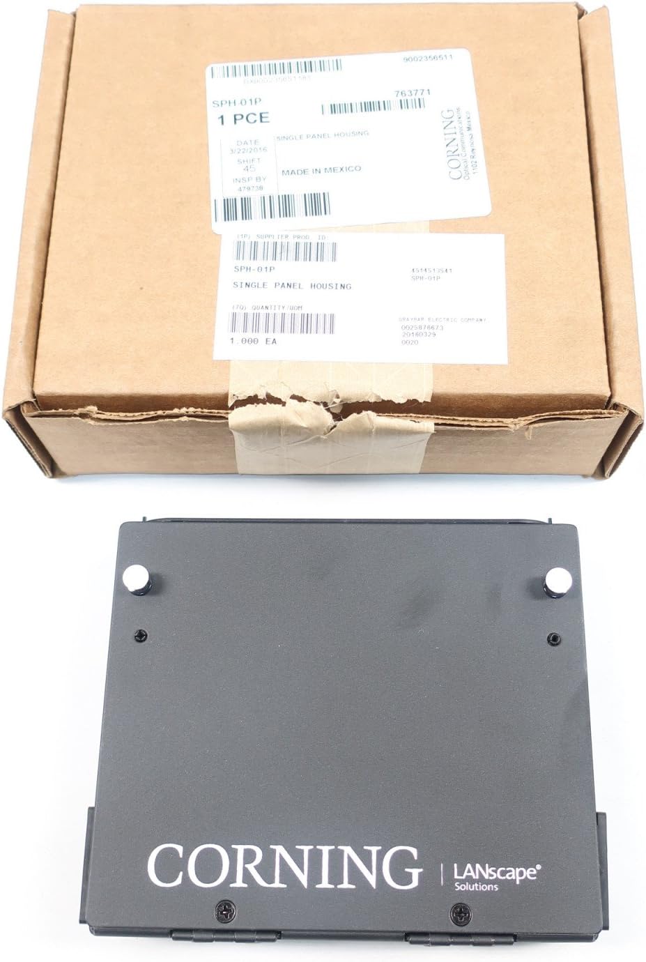 CORNING SPH-01P SINGLE PANEL HOUSING D602712