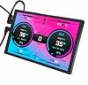 VSDISPLAY 8-Inch IPS PC Monitor - Internal 1280x800 Screen for PC Case, DIY CPUGPU Temp Display, Direct 120mm Fan Replacement