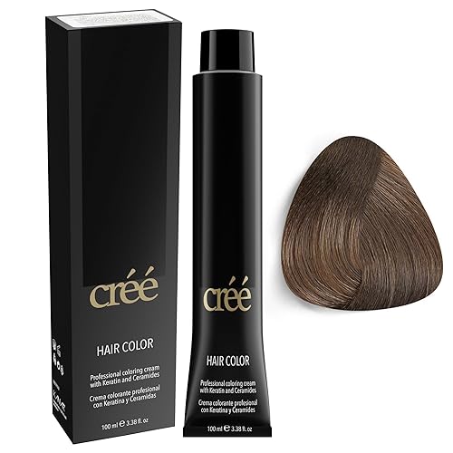 Cree Professional - Tinte permanente para el cabello, 3.4 onzas líquidas (rubio ceniza - 7.1)