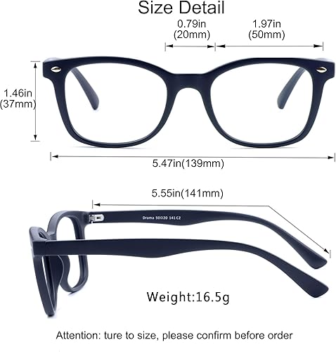 Miniatura 7 de YEIN Lentes de bloqueo de luz azul, lentes de sol grises fotocromáticos, antifatiga ocular, lentes de lectura, lentes para mujereshombres, 06-2119