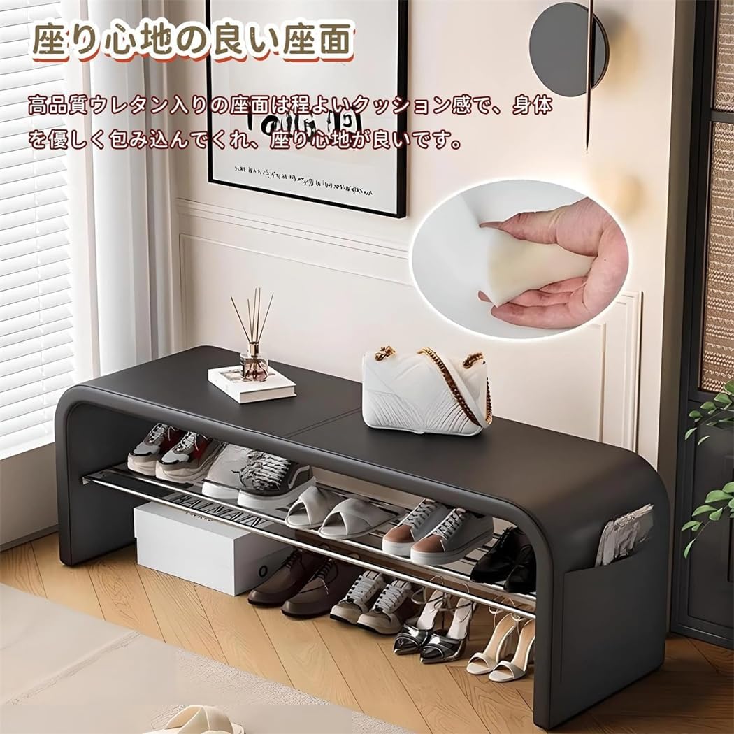 フロアスタンド型洋服ラック、モダンなヴィンテージ スタイル