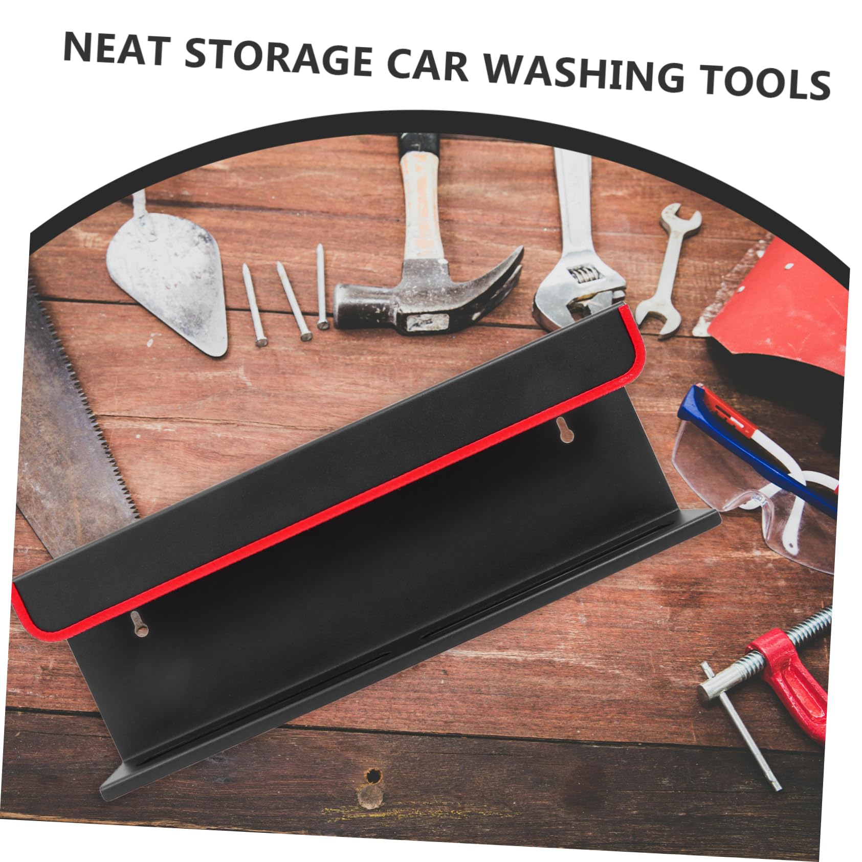ULTECHNOVO Support Pour Brosse De Nettoyage De Voiture Peu Encombrant - Porte-bouteille De Détail Support Pour Pour Outils De Nettoyage Automatique
