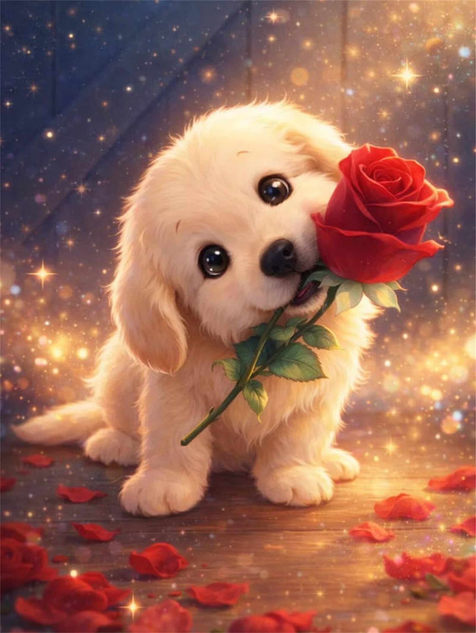 Puzzle 3000 pezzi Cane rosa per Adulti, 122x81cm Puzzle Adulti 3000 pezzi, Giochi Di Puzzle per Tutta La Famiglia, Un Regalo Festivo per Gli Amici in Una Bella Confezione