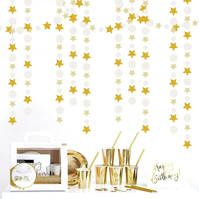 White Gold Wedding Garland | Boho Wedding Decor