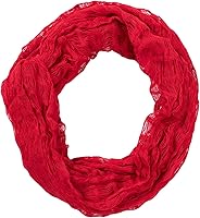 GreaterGood Waves of Color Infinity Scarf: Handmade Fair Trade Woven Crocheted Silk Blend for Women