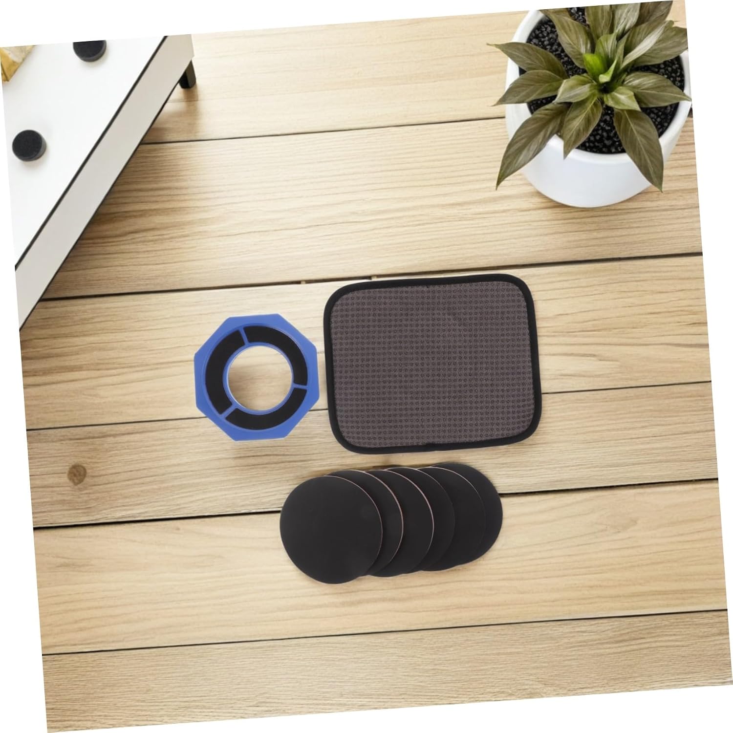 PRETYZOOM Bowling Ball Polishing Kit with Ergonomic Stand Base, 4.7 Inch Sanding Pads, Microfiber Towel, and Sponge for On-the-go Ball Care and Cleaning, Versatile Functionality for Pros