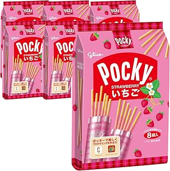 ポッキーページ Amazon.co.jp: ポッキー いちご 8袋×6個 江崎グリコ 大容量 個包装