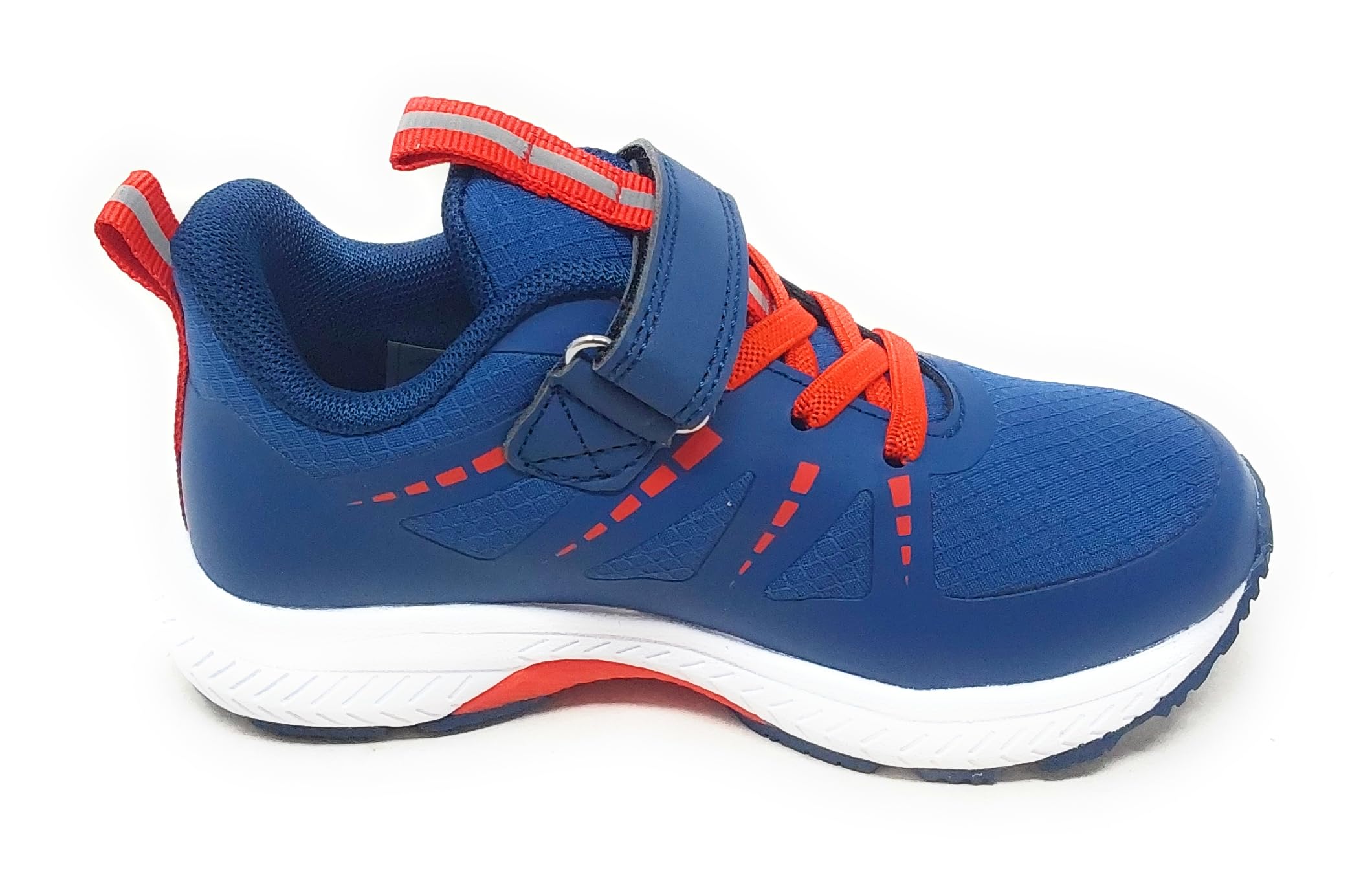 Scarpe Sportive Bimbo,a Strappo,Blu Rosso,Mesh Traspirante Antipioggia,Modello IMAA3805
