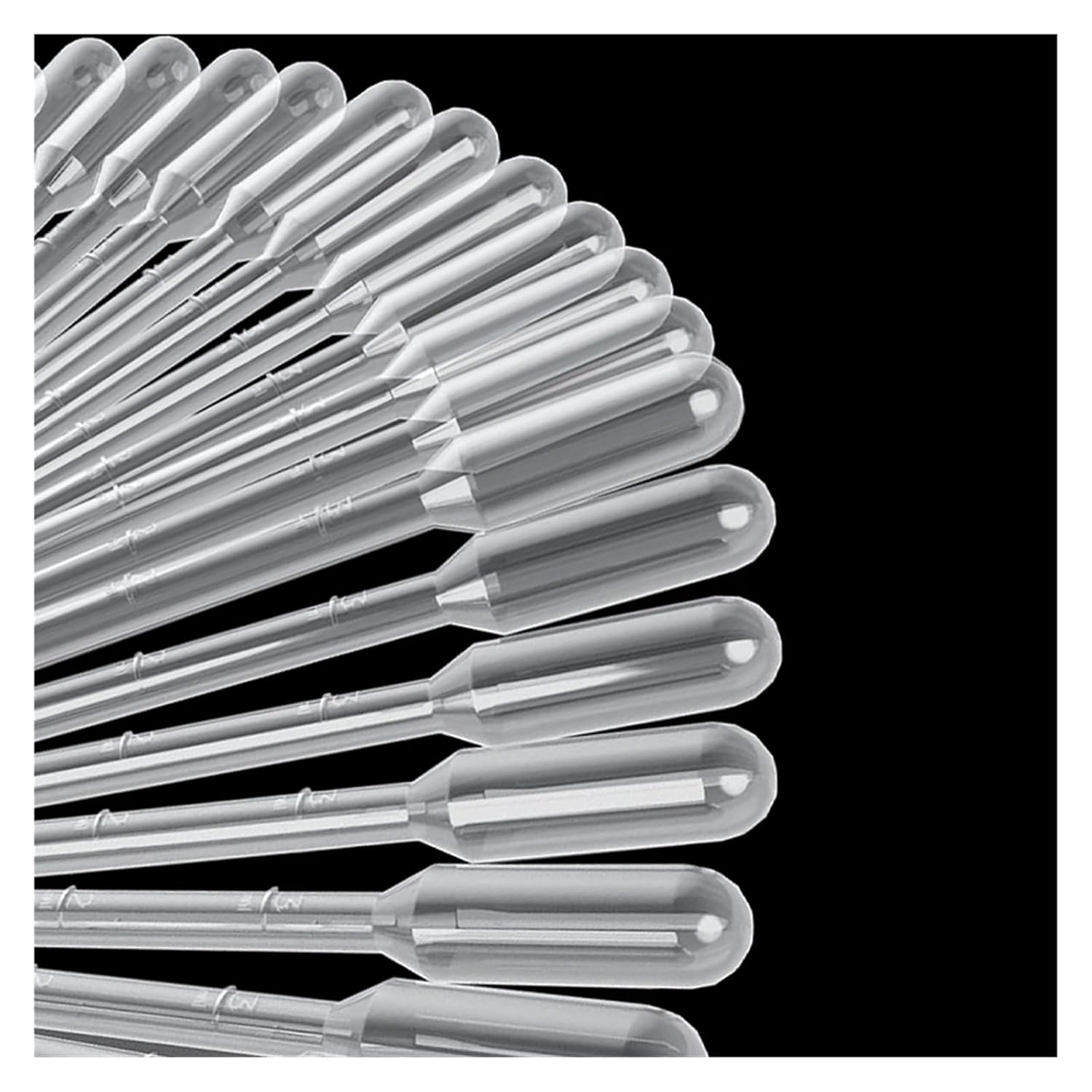 Pipette, 10ML 100pcs Laboratory Pipette Plastic Disposable Transfer Pasteur Pipettes Experiment Supplies