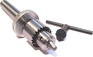 Precision Fine Micro Drill Mill Adapter Miniature Quill 1/2" Shank with JT0 Drill Chuck 0.3-4 mm-Manual Feed Control Avoids Drill Breakage-Engineering Tools Accessories