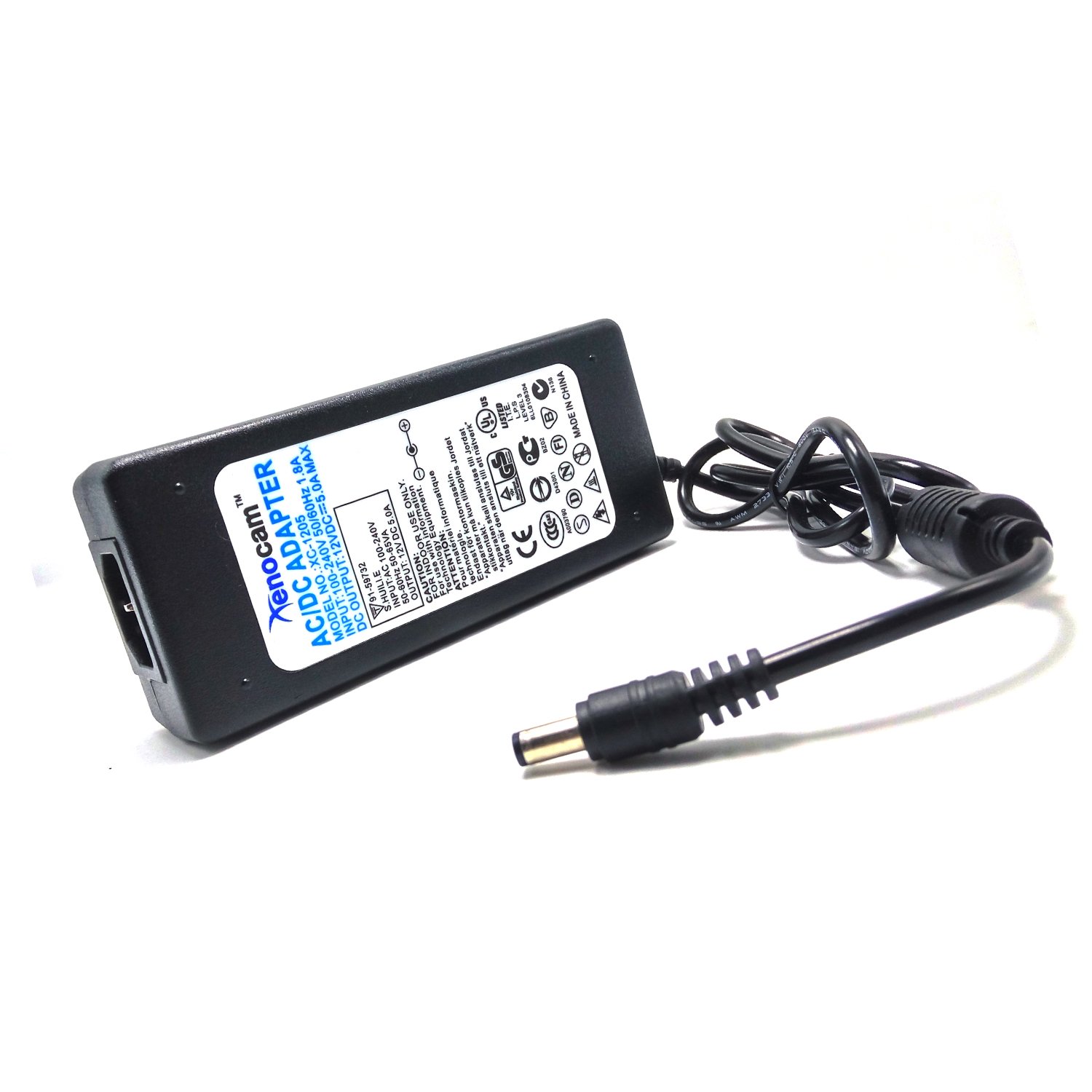 Fuente De Alimentación 12V 5A 60W - Transformador Adaptador Para Tiras LED, Cámaras Y Routers