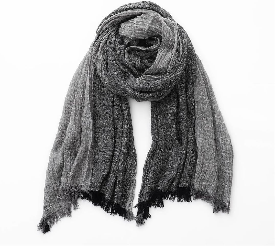 Men's Scarf Designer Patchwork Striped Warm Shawl With Tassels A Fashionable Accessory For Casual Wear