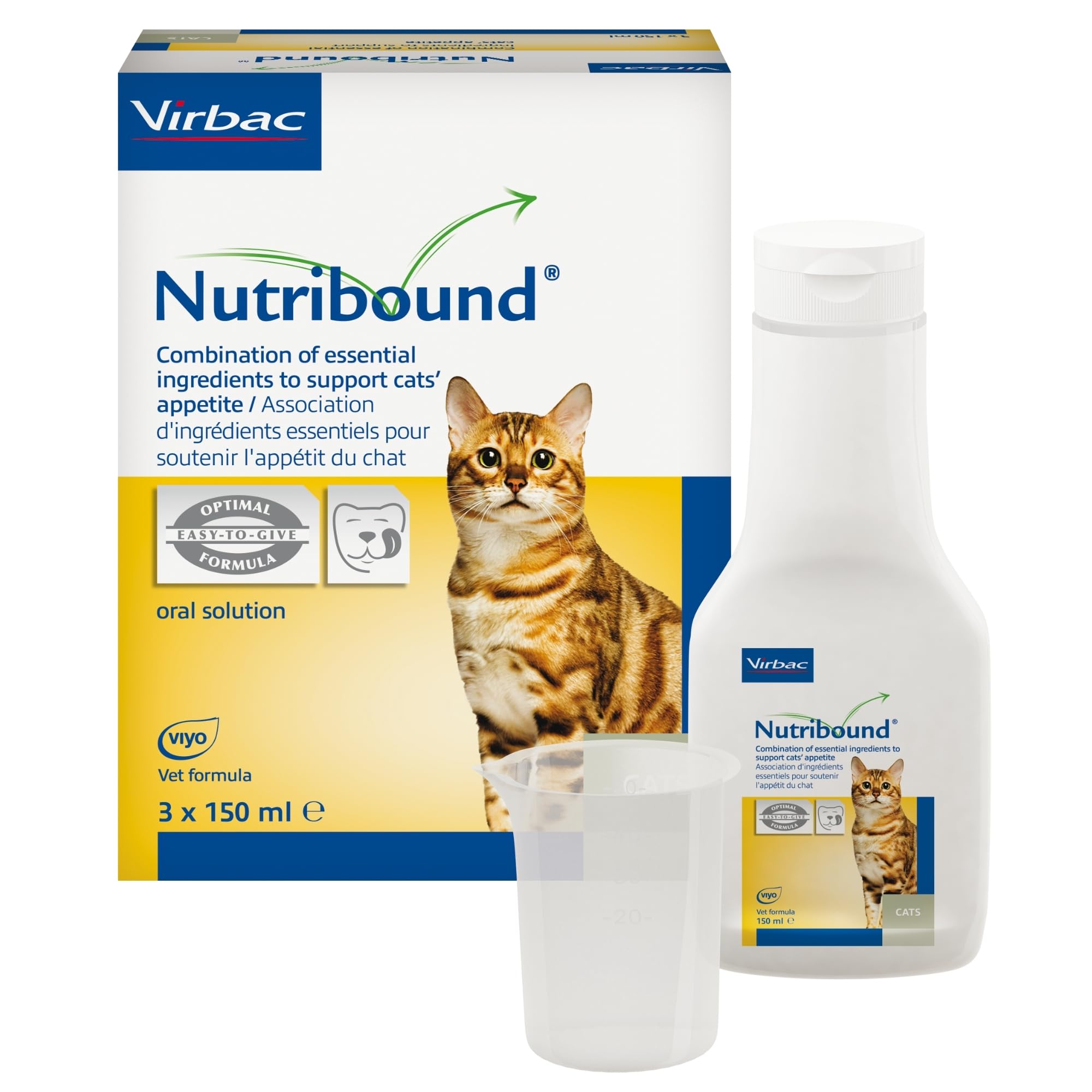 Virbac Nutribound per gatto - Soluzione orale per il recupero funzionale in convalescenza del gatto