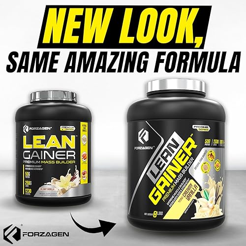 Vista 20 de Forzagen Lean Gainer Premium Mass Builder Proteína en polvo para hombres y mujeres Proteína alta en calorías, aumento de peso, volumen
