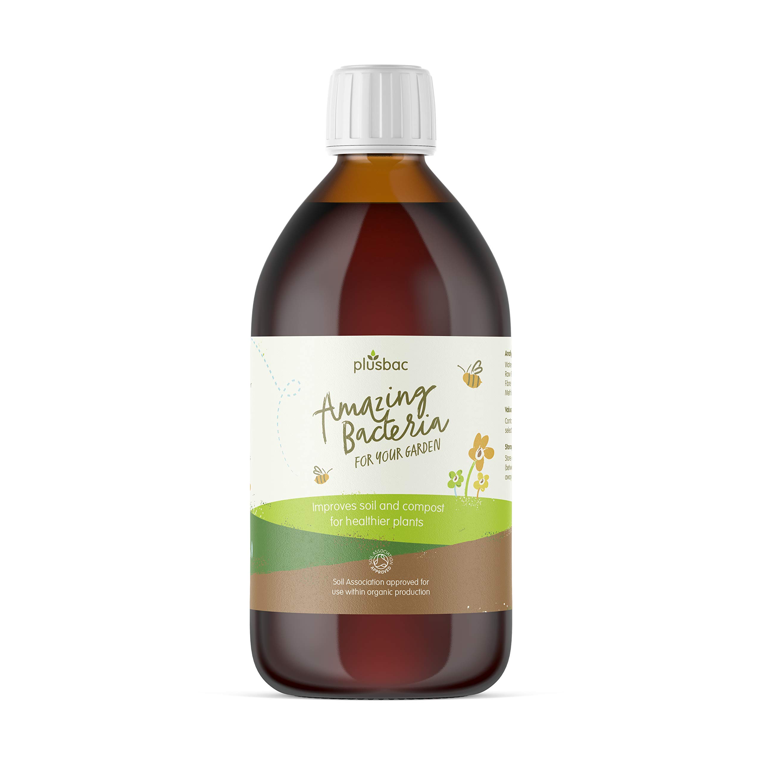 Plusbac Amazing Bacteria for your Garden and Compost, Improves Microbial Diversity in Soil acting as Compost Accelerator for Healthier, Fast Growing Plants (1 Litre)