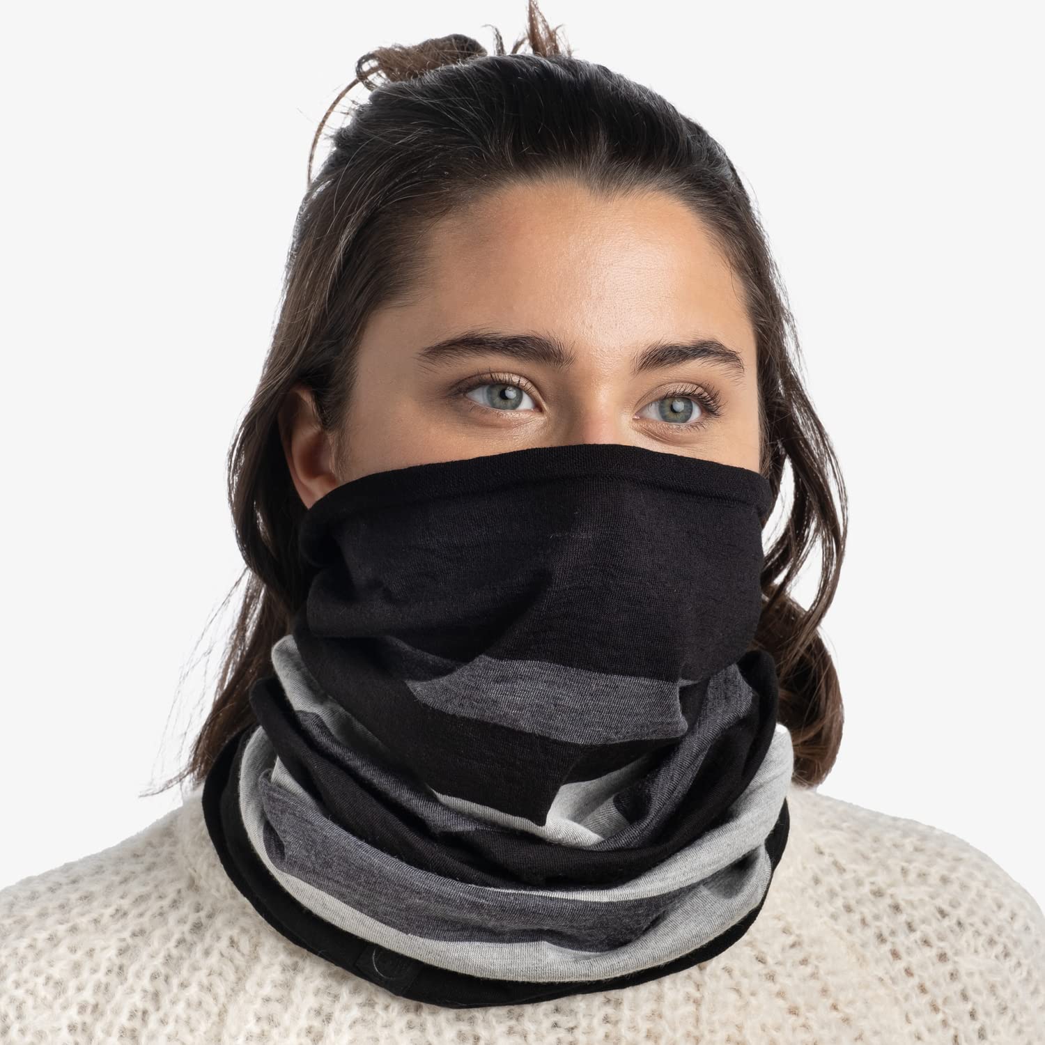 Buff Graphite Merino Wollmütze Lightweight