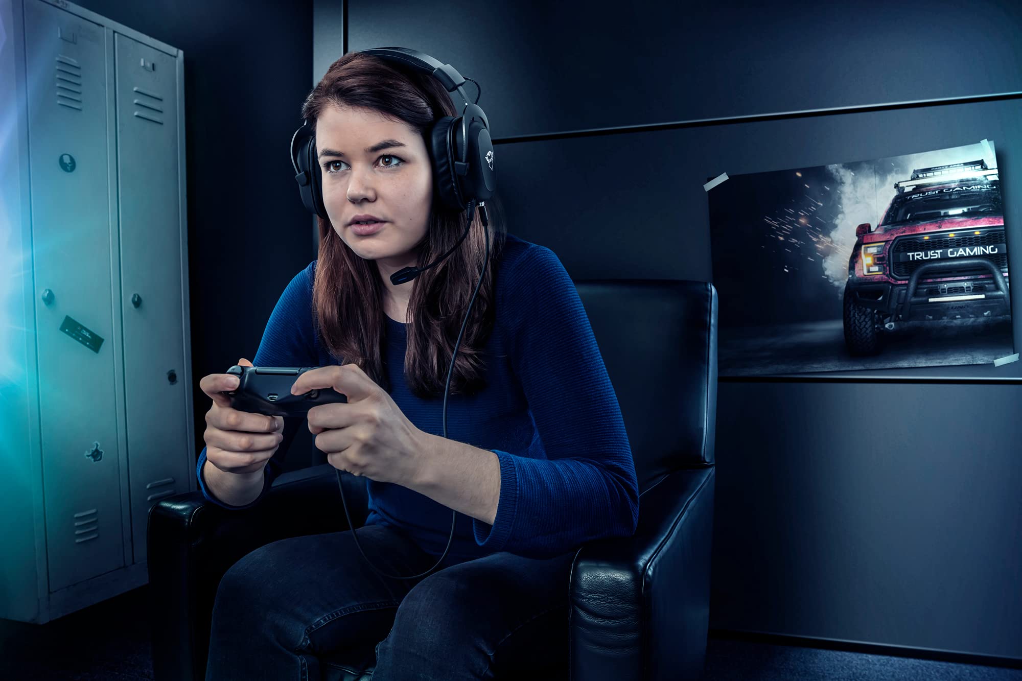 Trust Gaming GXT 414 Zamak Casque Gamer avec Micro, Casque-Micro pour PC, Ordinateur Portable, Xbox One, PS4 et Nintendo Switch, Jack 3.5mm, Over-Ear - Noir