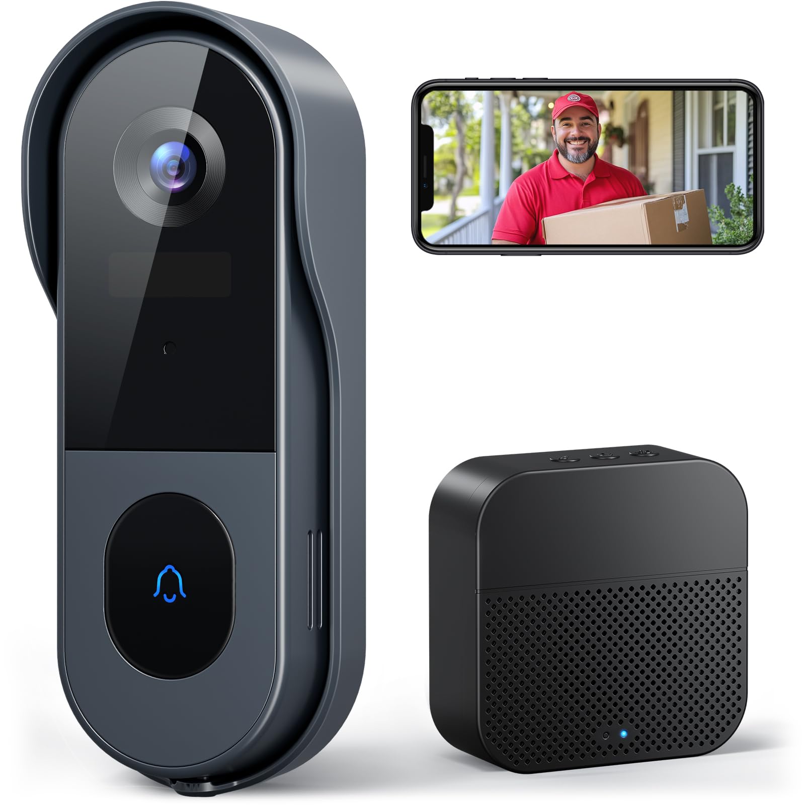 ２K ビデオドアベル　スマートインターホン 2K ビデオドアベルスマートインターホン