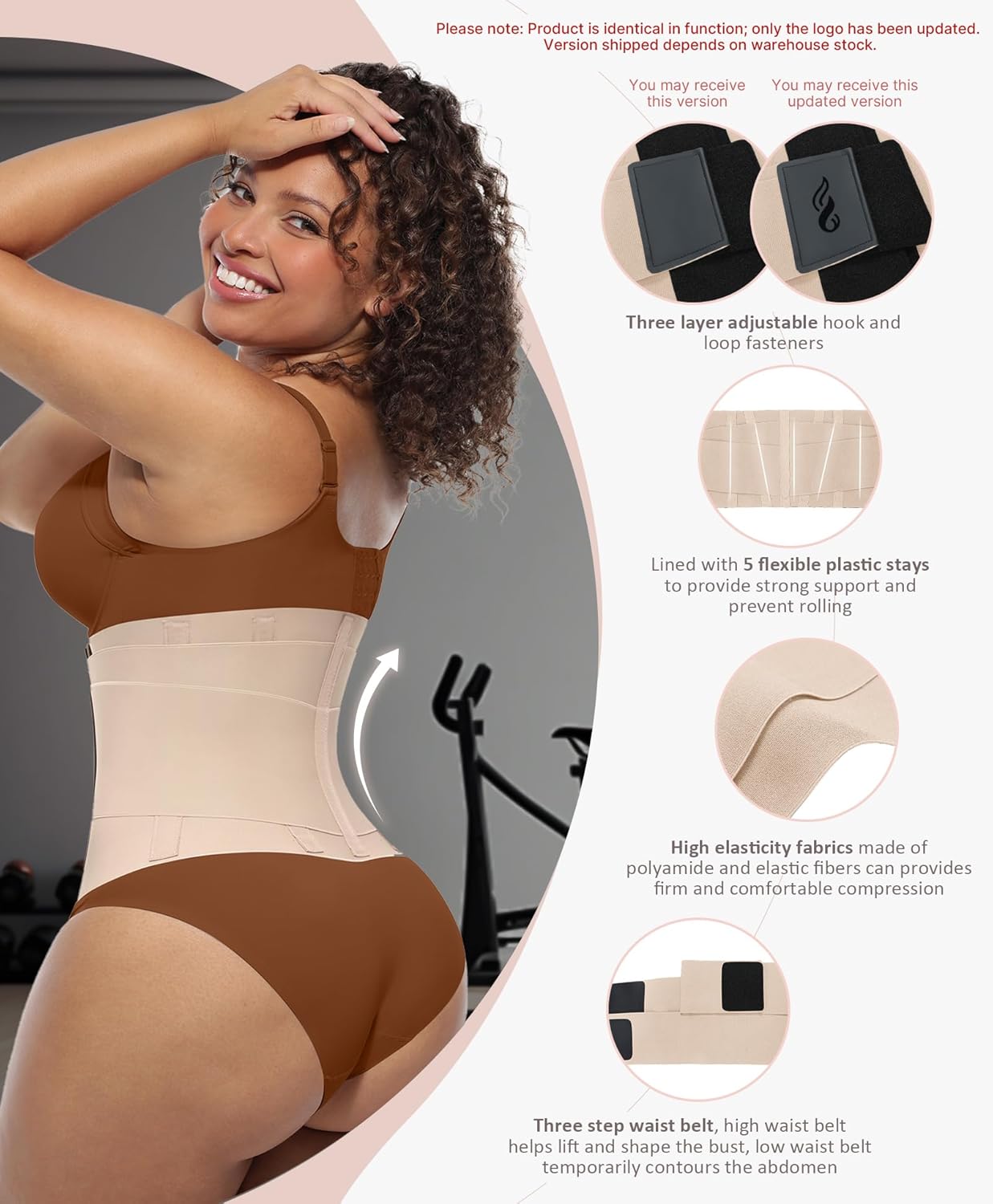 FeelinGirl Waist Trainer Belt Waist Cincher Trimmer Ab Belt Tummy Control Body Shaper with Triple Wrap Women and Men - Image 2