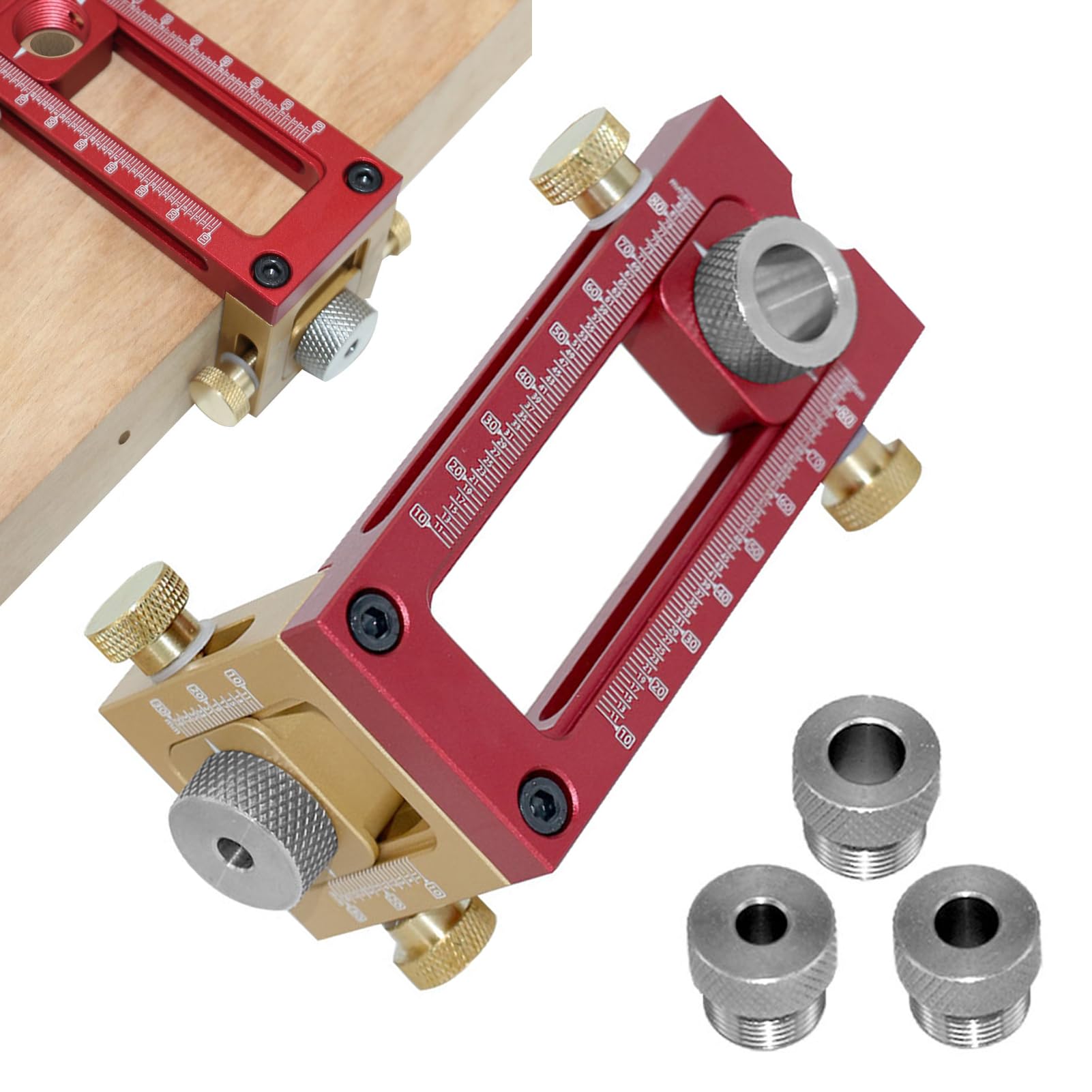 Kit de gabarit de cheville et perçage 5 trous pour assemblage de meuble
