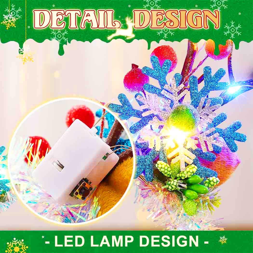 Edary Light Up Christmas Antler Headband Led elk Hairband Luminous Festival Party Headpiece Xmas Snowflakes Hair accessories for Women and Girls (Snowflakes) - Image 4