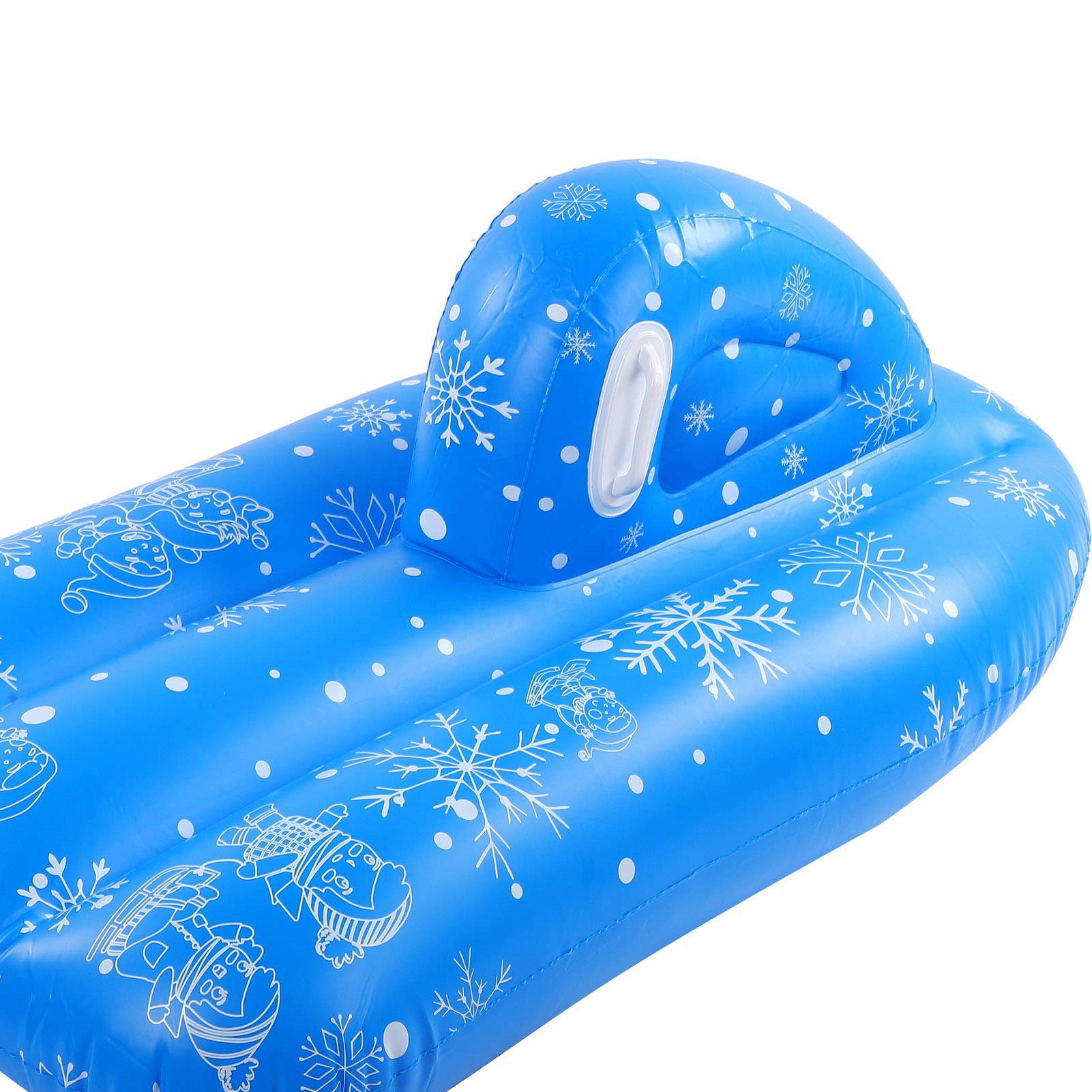 Coche de esquí Inflable para Niños, Snowboard Duradero para Montajes Acuáticos de Invierno y Verano, Juguete de PVC para Niños de 15 a 35 Años