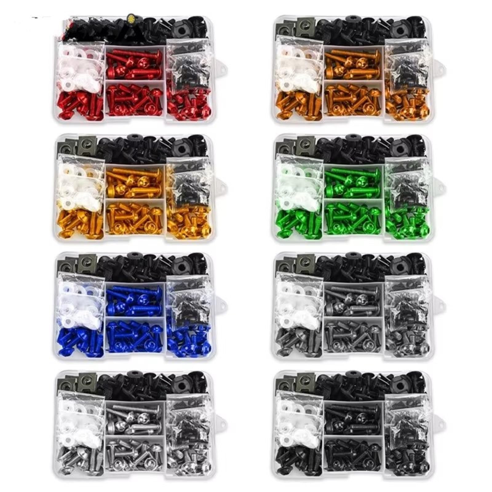 Viti per Parabrezza Moto Per XLV 600 650 700 TRANSALP NX 650 FMX 650 XRV650 TRX 300EX Carrozzeria Carenatura Completa Per Kit Di Bulloni Viti Moto