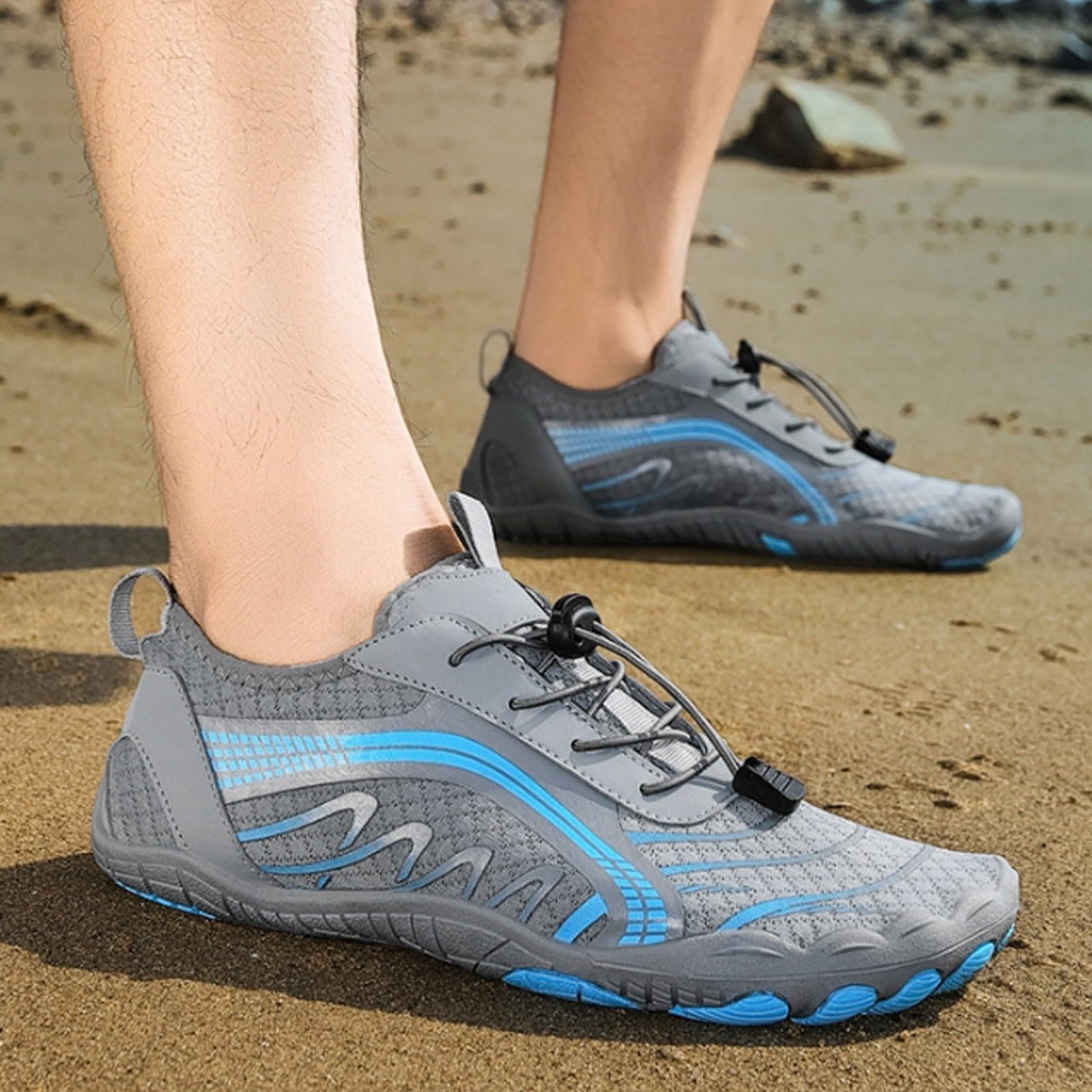 Hausschuhe für Damen und Herren, Wasserschuhe, Strandschuhe, Barfuß, Sport, Outdoor, Sommer, zum Wandern, Schwimmen, Strand, Fluss, Pool, Poolschuhe, Damen