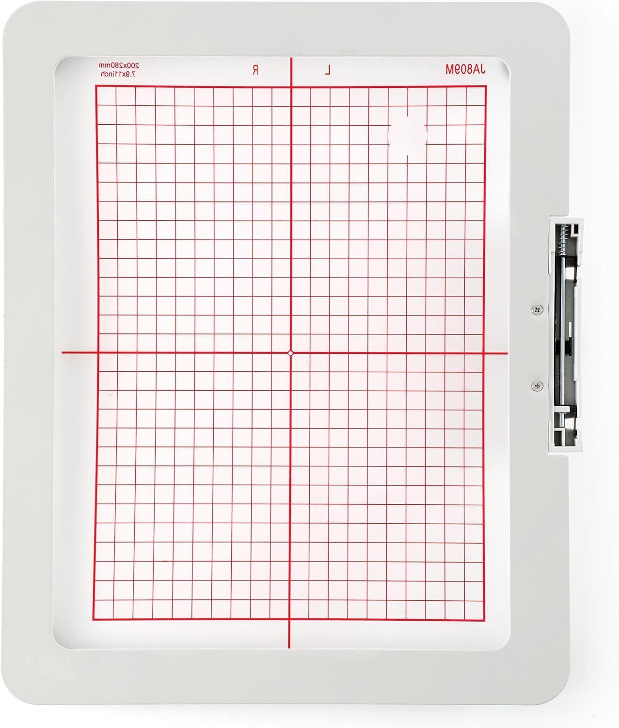 Embroidex Magnetic Metal RE10B Embroidery Hoop 3.9" x 1.6" (100x40mm) for Janome MC550E MC500E MC400E & Elna Expressive 830 - Replacement for #864415004 MAG