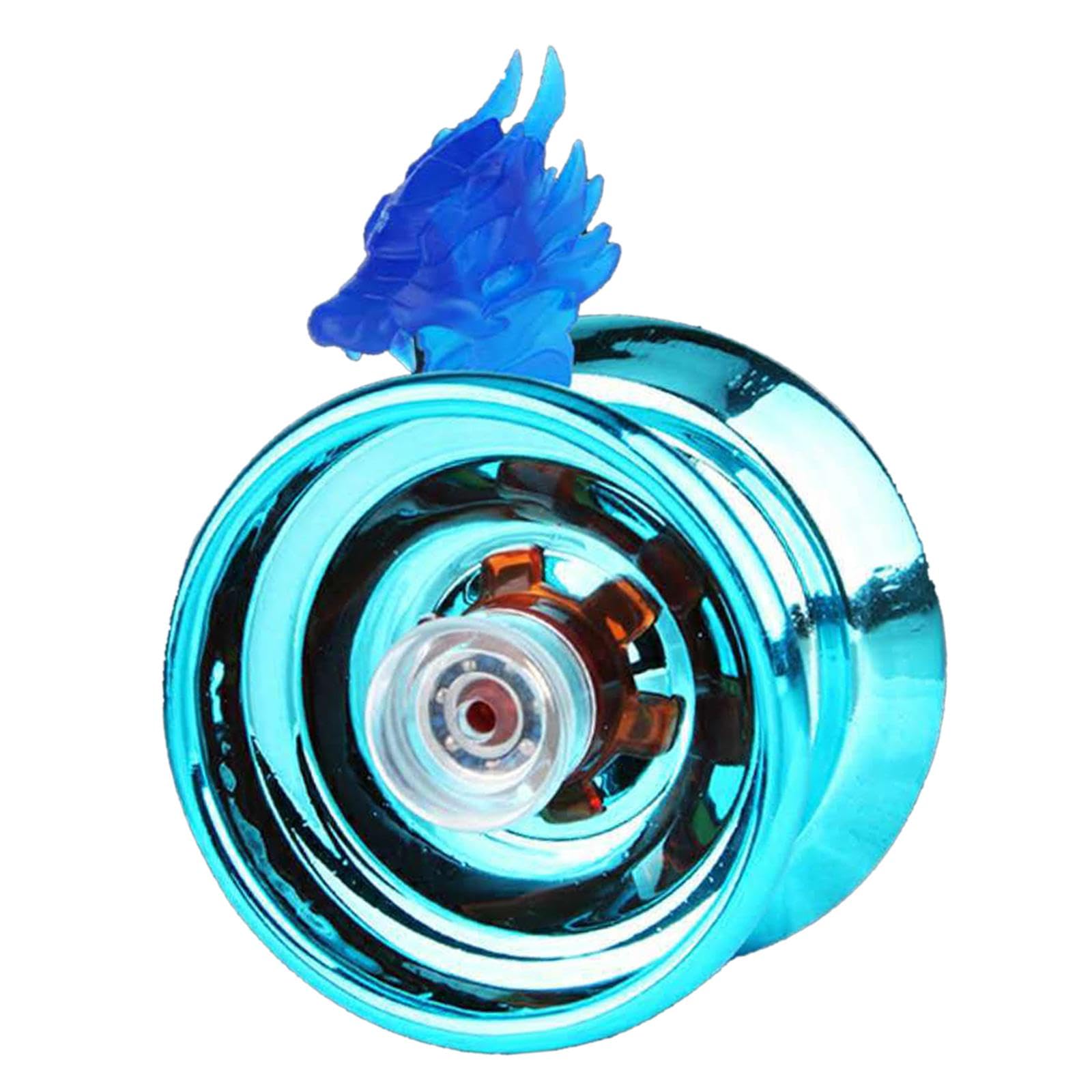 Juego de 10 cuerdas Yoyo profesionales accesorios truco básico para niños adultos azul, 2.25 x 2.25 x 1.6 pulgadas
