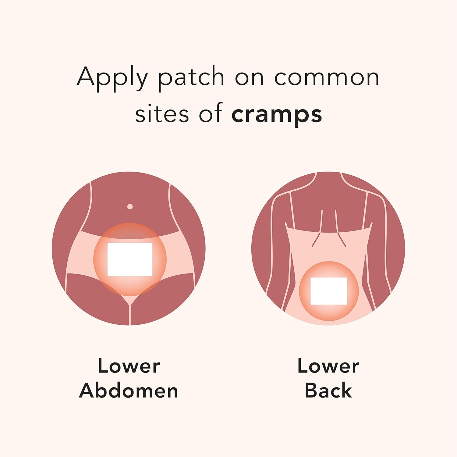 Rael Natural Herbal Heating Patches - PMS Relief, Heat Therapy, Ultra-Thin Design, On The Go Size (5 Pack, 15 Count) : Health & Household