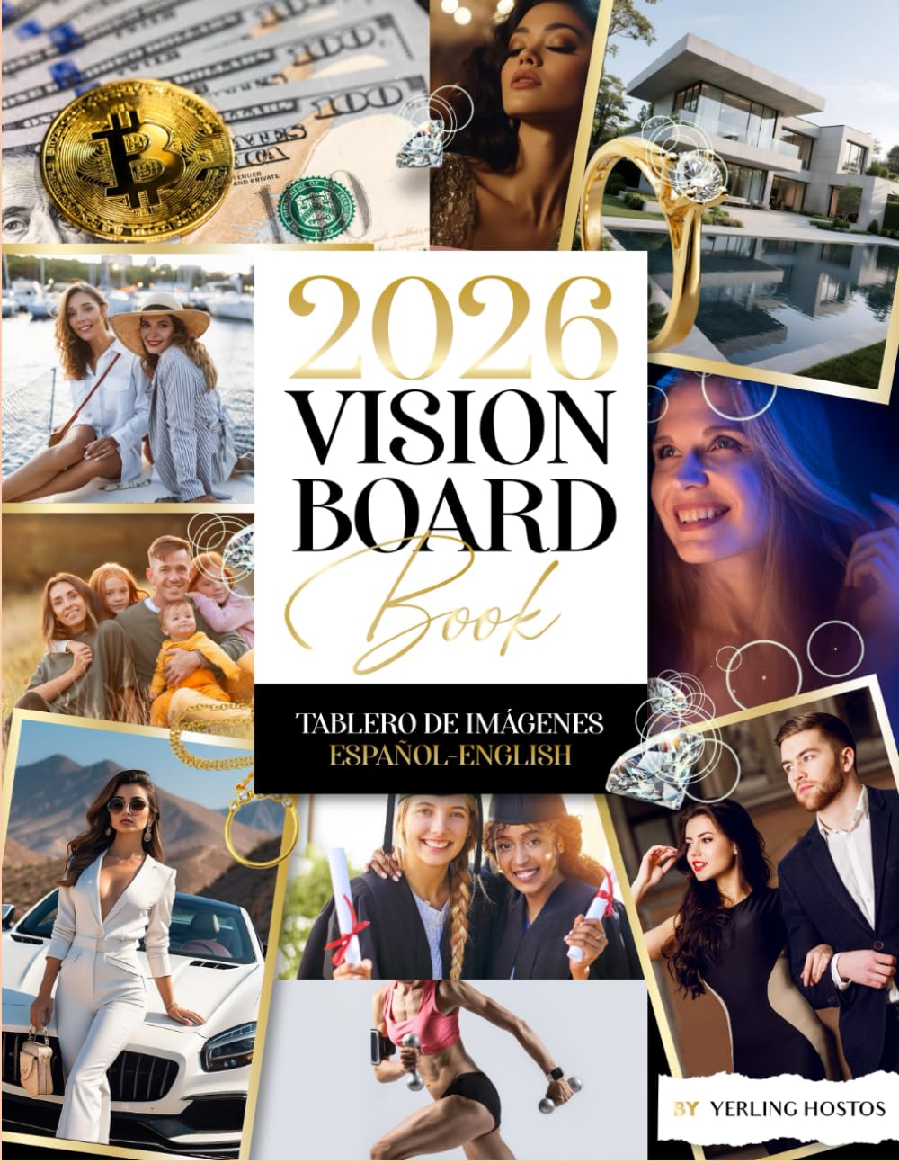 Vision Board Book 2026: Tablero de Imágenes