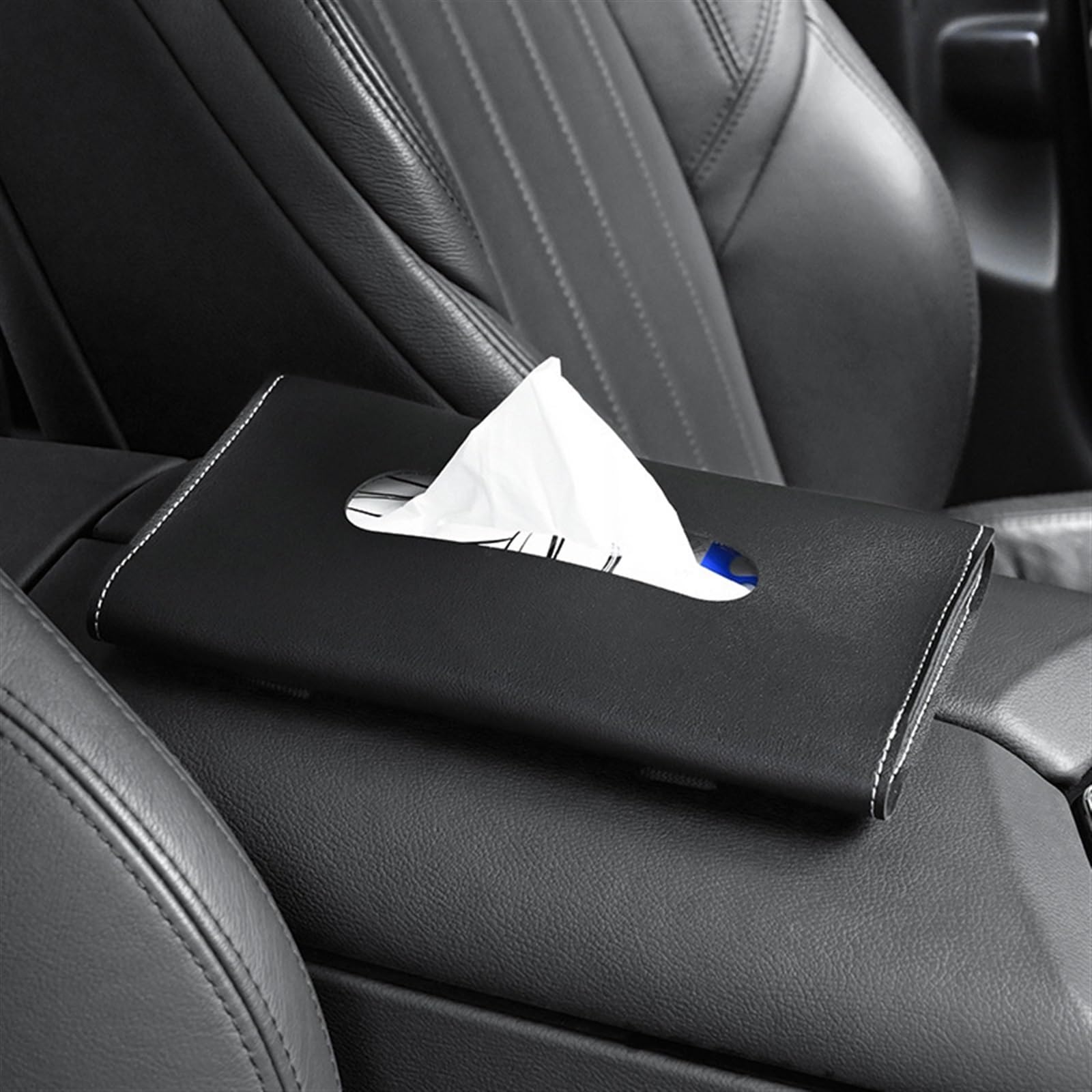 Porta fazzoletti Decorazione di stoccaggio del supporto della scatola del tessuto del tovagliolo della scatola del tessuto 1pc for gli accessori dell'ufficio domestico dell'automobile Porta salviette(