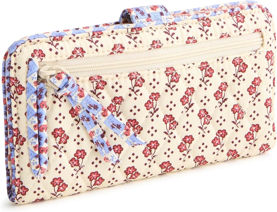 Vera Bradley Premium Cotton Tab Wallet