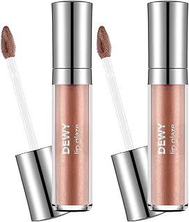 Flormar Dewy Lip Glaze Parlak & Dolgun Görünüm Veren Yapışmayan Dudak Parlatıcısı 002 LIGHT BEIGE (2 paketi)