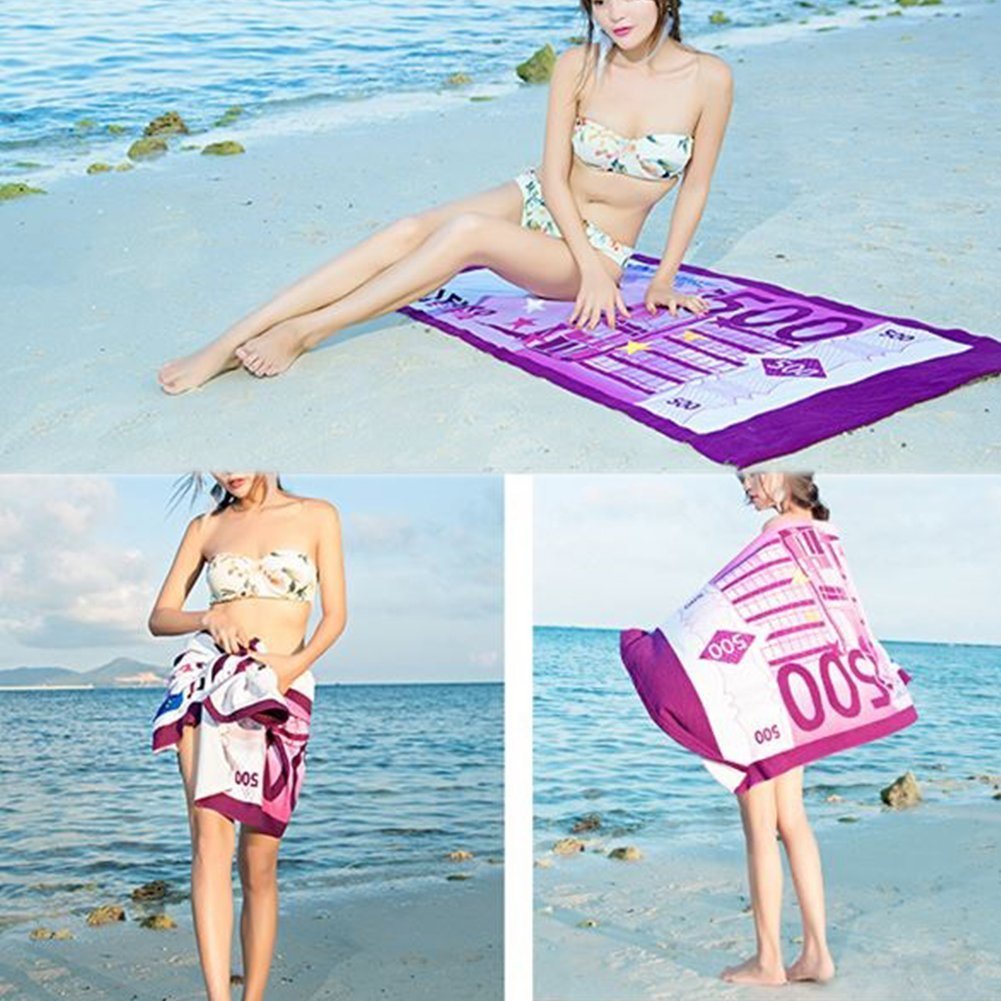 Telo Mare In Microfibra Extra Large - 150x70 Cm, Leggero E Multiuso - Foto 7