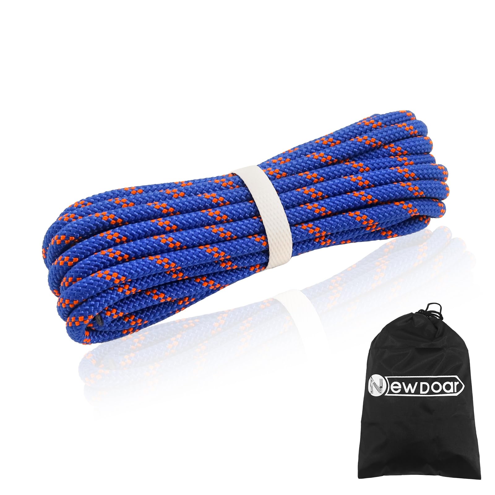 NewDoar Outdoor Rope 14KN 8mm (5/16in) High Strength Accessory Cord Rope Double Braid Multifunctional Cord for Camping Hiking