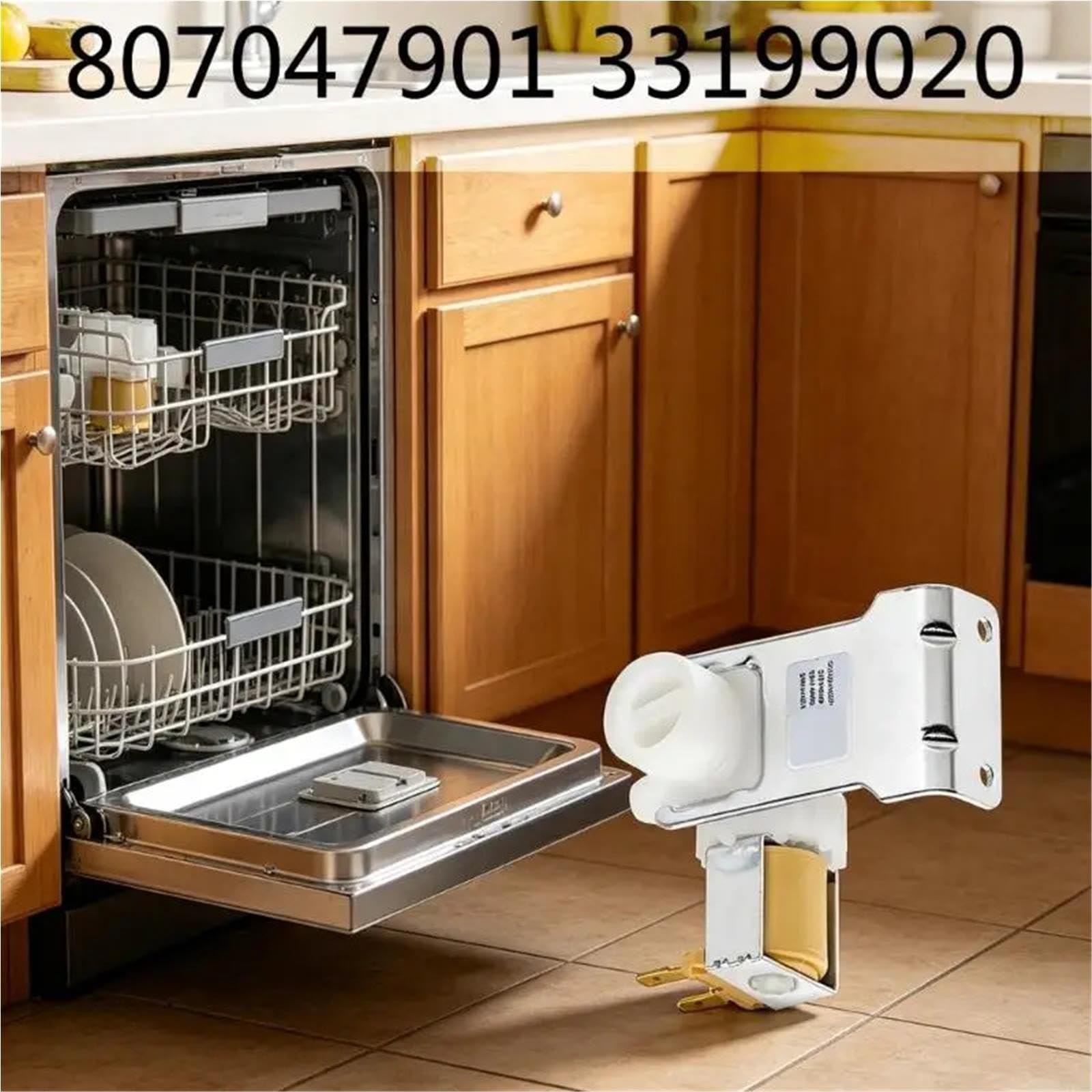 Válvula Entrada Agua 807047901, Compatible Con Kenmore 587.14013415B