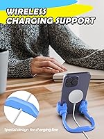 Vista 5 de Regalos para papá para el Día del Padre de parte de hija, hijo, soporte para teléfono celular: paquete de 2 soportes ajustables para teléfono