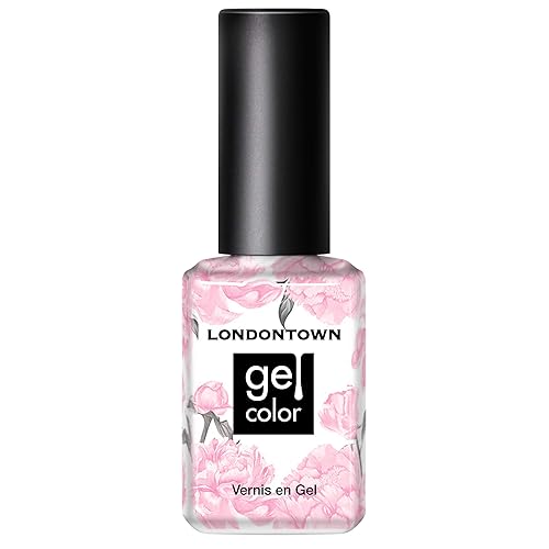 Miniatura 12 de LONDONTOWN Esmalte de uñas de gel UV/LED, de larga duración, resistente al astillado, color de alto brillo, esmalte rosa brillante, 0.4 fl oz/.40