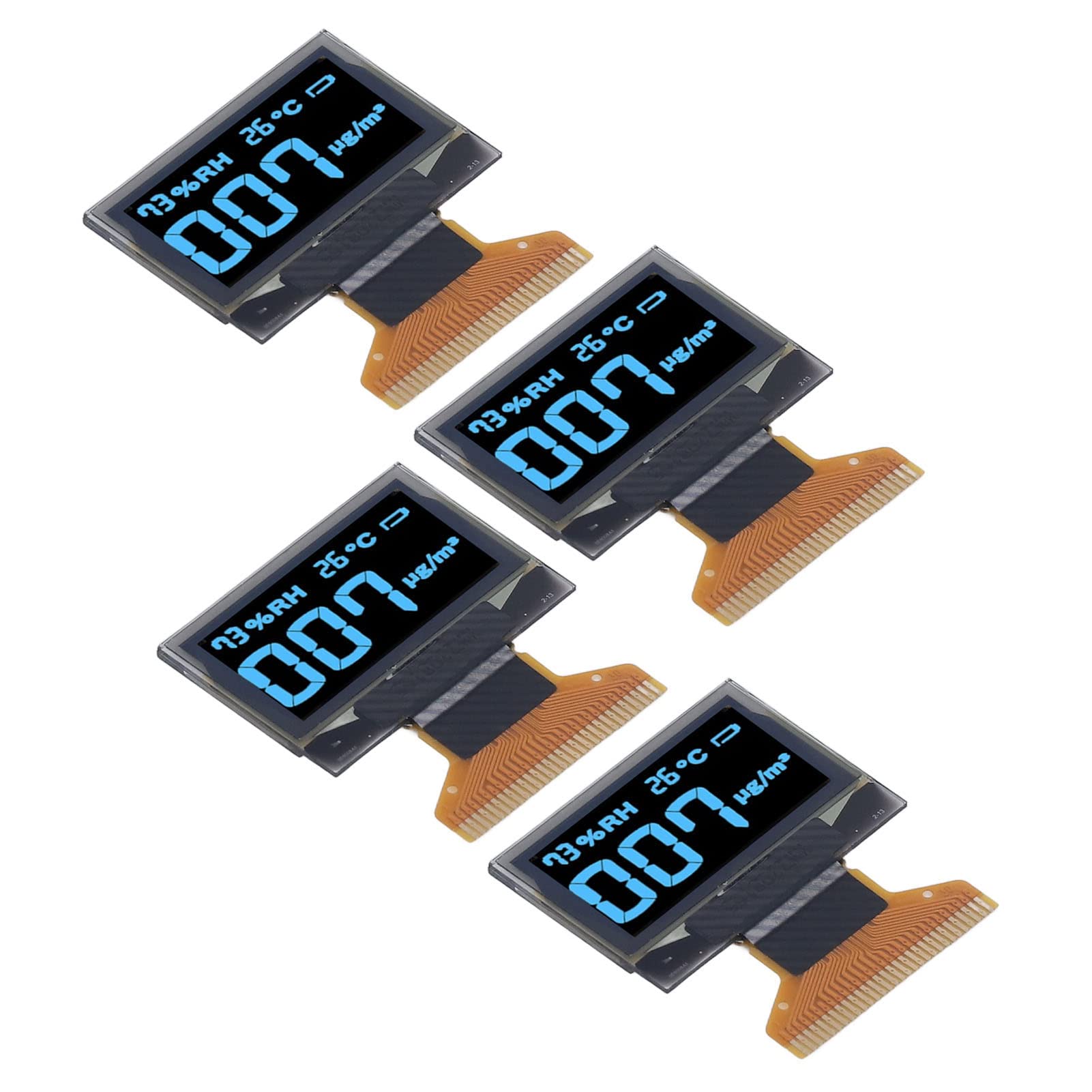 Ubersweet® Organic Light Emitting Diode LCD Display, 0.96in Glassless 128x64 Compact Organic LCD Display 30PIN For Repair (Blue Displaying)-image-8
